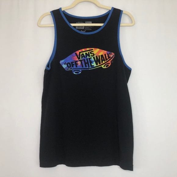 vans black tank top